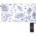 thumbnail image 1 of Coolnut Lavender Diveblues Beach Towel Microfiber - Oversized Travel Towels - Lightweight Compact Beach Accessories - for Swimming, Camping, Holiday - Super Absorbent, Quick Dry Washcloth Gift, 1 of 7
