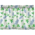 thumbnail image 1 of Coolnut Leaves Pattern Kitchen Curtains 2 Panels, UV Protected Tier Curtains Half Window Curtains for Guest Room Bathroom Sink Laundry Room Basement,24"x 27", 1 of 6