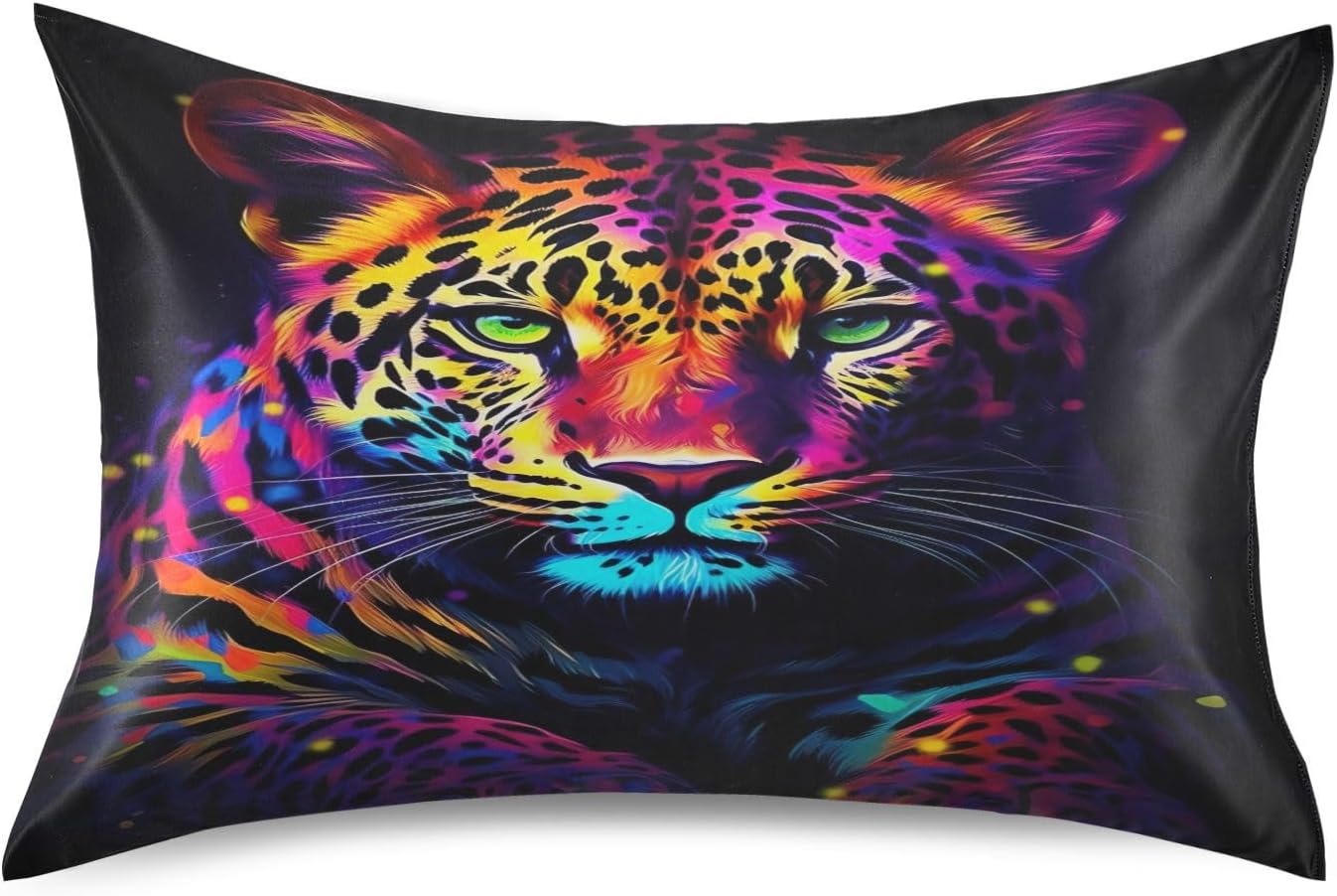 Coolnut Leopard Pillowcase for Hair and Skin Silk Pillowcase King Size