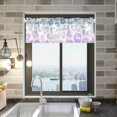 thumbnail image 1 of Coolnut Leopard Print Windows Valance Curtains, 54x18in Double Layer Short Blackout Window Topper Treatment for Bathroom,Kitchen,Living Room,Cafe Decor,1 Panel, 1 of 6