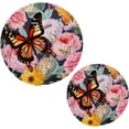 thumbnail image 1 of Coolnut Lifelike Butterfly Pot Holders Trivets Set 2Pcs, Potholders for Kitchens, Pure Cotton Thread Weave Trivets for Hot Dishes/Pot/Bowl/Teapot/Hot Pot Holders Home Decor Gifts, 1 of 7