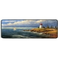 thumbnail image 1 of Coolnut Lighthouse & Sailing Boat Area Rug - 2' x 6' Washable Runner Rugs with Rubber Backing - Non Skid Floor Carpet for Indoor Living Room Hallway Kitchen Home Decor Gifts, 1 of 7