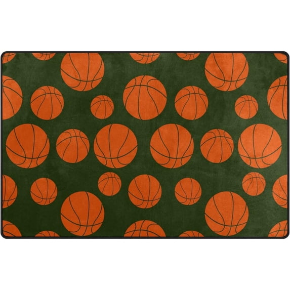 Coolnut Lightweight Carpet Mats, 31 x 20 inches Area Soft Rugs Floor Mat Doormat Decoration for Rooms Entrance Balls Pattern