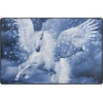 thumbnail image 1 of Coolnut Lightweight Carpet Mats, 31 x 20 inches Area Soft Rugs Floor Mat Doormat Decoration for Rooms Entrance Beautiful Flying Unicorn, 1 of 6