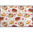 thumbnail image 1 of Coolnut Lightweight Carpet Mats, 31 x 20 inches Area Soft Rugs Floor Mat Doormat Decoration for Rooms Entrance Doughnuts Hearts, 1 of 6