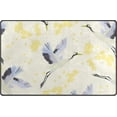 thumbnail image 1 of Coolnut Lightweight Carpet Mats, 31 x 20 inches Area Soft Rugs Floor Mat Doormat Decoration for Rooms Entrance Flying Cranes, 1 of 6