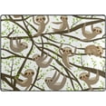 thumbnail image 1 of Coolnut Lightweight Carpet Mats, 5'3" x 4' Area Soft Rugs, Floor Mat Rug Home Decoration for Kids Room Living Room, 63"x 48" Sloth Tree Branch, 1 of 6