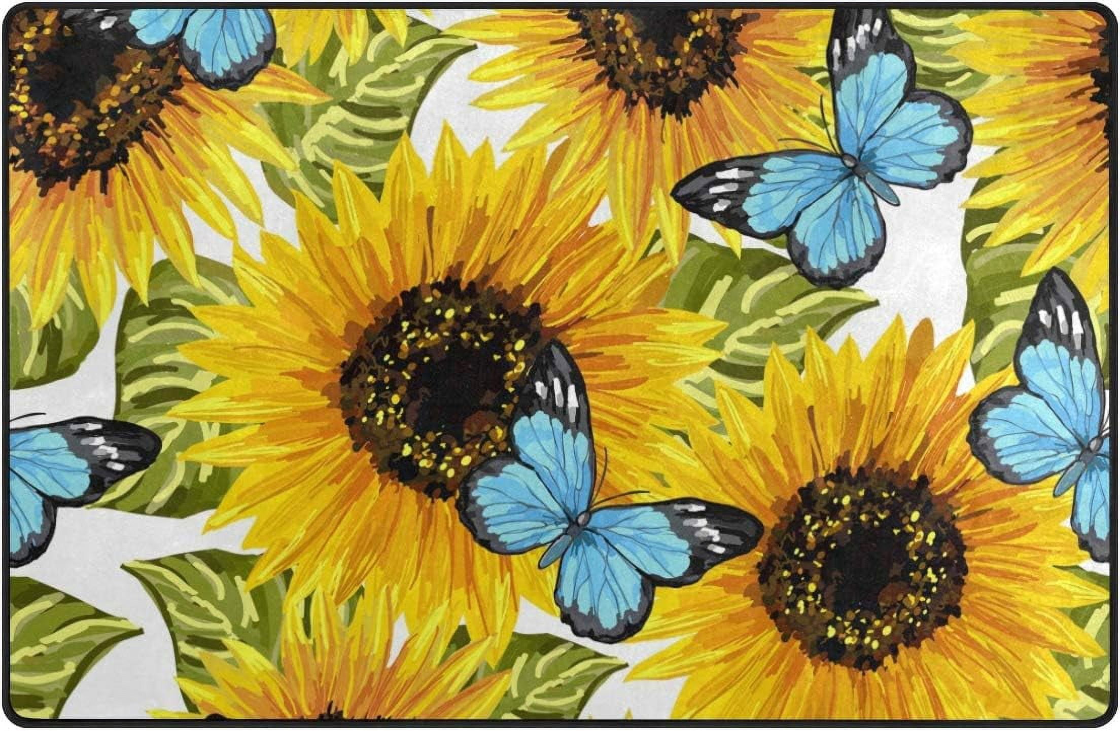 Coolnut Lightweight Non Slip Carpet Mats 60 x 39 inch (5'x 3'3"), Area