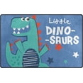thumbnail image 1 of Coolnut Lightweight Non Slip Carpet Mats 60 x 39 inch (5'x 3'3"), Area Soft Rugs Floor Mat Rug Decoration for Kids Room Living Room Cool Little Dinosaur, 1 of 6
