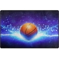 thumbnail image 1 of Coolnut Lightweight Non Slip Carpet Mats 60 x 39 inch (5'x 3'3"), Area Soft Rugs Floor Mat Rug Decoration for Kids Room Living Room Basketball with Light, 1 of 6