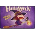 thumbnail image 1 of Coolnut Lightweight Non Slip Carpet Mats 60 x 39 inch (5'x 3'3"), Area Soft Rugs Floor Mat Rug Decoration for Kids Room Living Room Halloween Flying Little Witch On Purple, 1 of 6