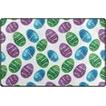 thumbnail image 1 of Coolnut Lightweight Soft Area Rugs 31x20 Inch, Colorful Easter Eggs Floor Mat Doormat for for Rooms Entrance Hardwood Floor Living Room 2'7" x 1'8"） Nursery Rugs, 1 of 6