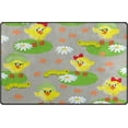 thumbnail image 1 of Coolnut Lightweight Soft Area Rugs 31x20 Inch, Cute Ducks Flowers Floor Mat Doormat for for Rooms Entrance Hardwood Floor Living Room Nursery Rugs, 1 of 6