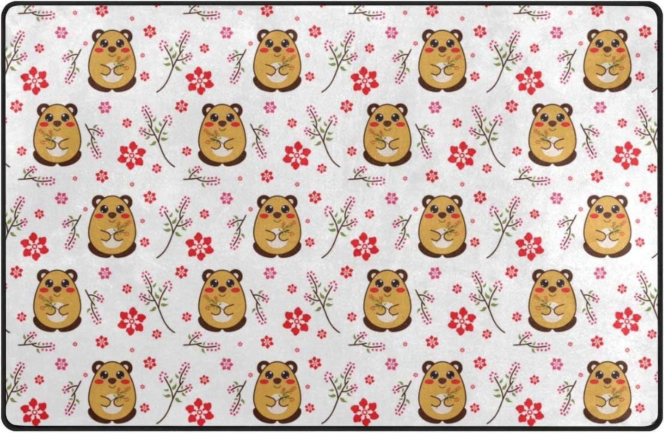Kawaii Soft Bear Rug & Mat main image 1