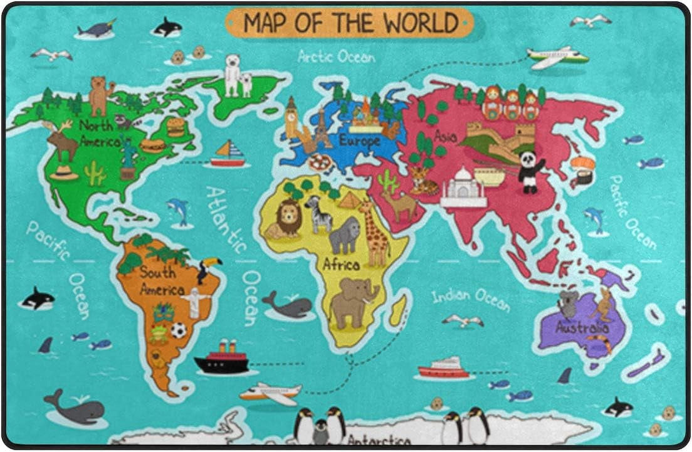 Coolnut Lightweight Soft Area Rugs 60 x 39 inch (5'x 3'3