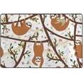 thumbnail image 1 of Coolnut Lightweight Soft Area Rugs 60 x 39 inch (5'x 3'3"), Sloth Hanging On The Tree Floor Mat for Kids Playing Room Hardwood Floor Living Room Nursery Rugs, 1 of 5