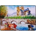 thumbnail image 1 of Coolnut Lightweight Soft Area Rugs 60 x 39 inch (5'x 3'3"), Street View of Paris Floor Mat for Kids Playing Room Hardwood Floor Living Room Nursery Rugs, 1 of 6