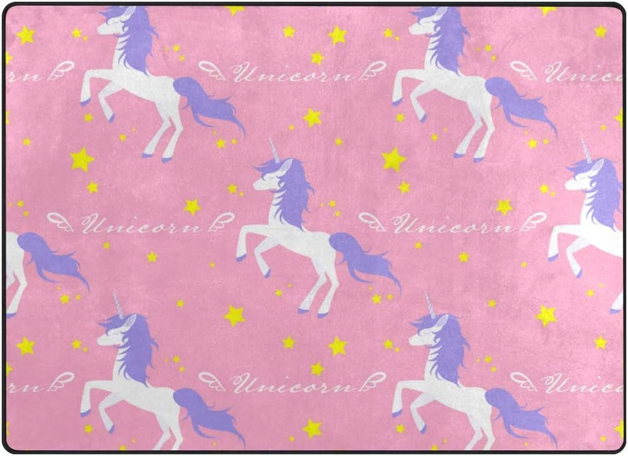 Coolnut Lightweight Soft Area Rugs, 80 x 58 inch（6'8" x 4'10"） Cute ...