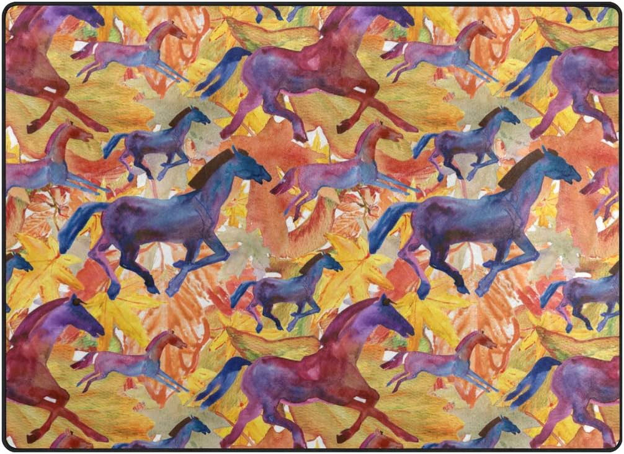 Coolnut Lightweight Soft Area Rugs, 80 x 58 inch（6'8