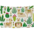 thumbnail image 1 of Coolnut Llama Tapestry Washable Polyester Art Wall Hanging Blanket for Living Room Bedroom Dorm Party, 60 x 51 Inch Home Decor Gifts, 1 of 7