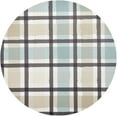 thumbnail image 1 of Coolnut Low-Key Color Square Grid Round Placemat Set of 4, Non-Slip Heat Resistant & Waterproof Plate Pads for Dinner Table Table Placemats, 15.4 in Home Decor, 1 of 6