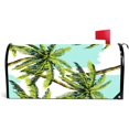 thumbnail image 1 of Coolnut Magnetic Mailbox Cover, Beautiful Floral Summer Palm Trees Post Mail Box Cover Mail Wraps Cover, Standard Size 20.7" L x 18" W, 1 of 5