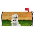 thumbnail image 1 of Coolnut Magnetic Mailbox Cover, White Labrador Retriever Dog Laughing Post Mail Box Cover Mail Wraps Cover, Oversize 25.4" L x 20.78" W, 1 of 5
