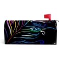 thumbnail image 1 of Coolnut Mailbox Cover Abstract Feathers Post Mail Box Cover Magnetic Mail Wraps Cover Oversize 25.4" L x 20.78" W, 1 of 5