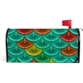 thumbnail image 1 of Coolnut Mailbox Cover Colorful Shiny River Fish Scales Post Mail Box Cover Magnetic Mail Wraps Cover Standard Size 20.7" L x 18" W, 1 of 5