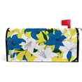 thumbnail image 1 of Coolnut Mailbox Cover Floral Pattern Lily Flowers Post Mail Box Cover Magnetic Mail Wraps Cover Standard Size 20.7" L x 18" W, 1 of 5