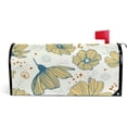 thumbnail image 1 of Coolnut Mailbox Cover Leaves and Cosmos Flowers Post Mail Box Cover Magnetic Mail Wraps Cover Oversize 25.4" L x 20.78" W, 1 of 5