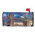 thumbnail image 1 of Coolnut Mailbox Cover London Tower Bridge Post Mail Box Cover Magnetic Mail Wraps Cover Standard Size 20.7" L x 18" W, 1 of 5