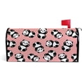 thumbnail image 1 of Coolnut Mailbox Cover Lovely Cartoon Panda Post Mail Box Cover Magnetic Mail Wraps Cover Oversize 25.4" L x 20.78" W, 1 of 5