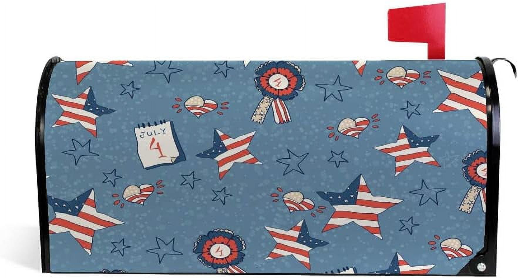 Mailing Ribbon Coolnut Mailbox Cover Ribbons Stars Calendar Sheets Post Mail Box Cover ...