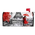thumbnail image 1 of Coolnut Mailbox Covers Magnetic Oversize Eiffel Tower Lovers Seasonal Mail Wraps for Home Outdoor Decor, 25.4"x20.78", 1 of 5