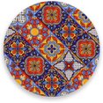 thumbnail image 1 of Coolnut Mandala Splicing Round Cup Coaster with Ceramic Stone and Cork Base 4PCS, Absorbent Cup Mats, Cup Protection Mat for Home , Kitchen and Bar80 Home Decor Gifts, 1 of 6