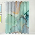 thumbnail image 1 of Coolnut Marble Blackout Curtain for Bedroom, 2 Panels Thermal Insulated Blackout Drapes Long Darkening Curtains with Grommets,55"x 72", 1 of 5