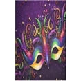 thumbnail image 1 of Coolnut Mardi Gras Carnival Mask Kitchen Dish Towel Set 1Pcs,Dishcloths Sets Fast Drying Kitchen Towels Tea Towels Gift Set for Drying Cleaning Cooking Baking422 Wash cloth, 1 of 7