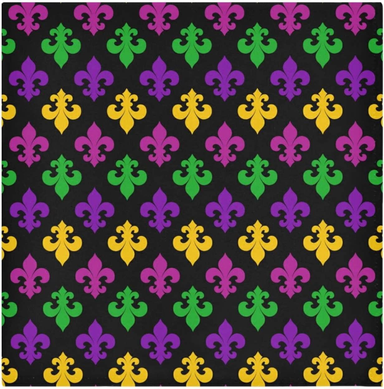 mardi gras cloth napkins