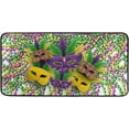 thumbnail image 1 of Coolnut Mardi Gras Kitchen Rug, 39"x20" Anti Fatigue Non-Slip Bath Rug, Entryways Runner Comfort Mat for Kitchen Washroom Bedroom, 1 of 7