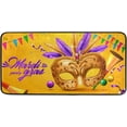 thumbnail image 1 of Coolnut Mardi Gras Kitchen Rug, 39"x20" Anti Fatigue Non-Slip Bath Rug, Entryways Runner Comfort Mat for Kitchen Washroom Bedroom, 1 of 7