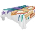 thumbnail image 1 of Coolnut Mardi Gras Rectangle Tablecloth Spill-Proof Polyester Table Cloth Table Cover for Kitchen Dining Picnic Holiday Party Decoration, 54"x72", 1 of 7