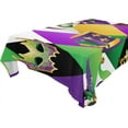 thumbnail image 1 of Coolnut Mardi Gras Rectangle Tablecloth Spill-Proof Polyester Table Cloth Table Cover for Kitchen Dining Picnic Holiday Party Decoration,60"x90", 1 of 7