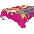 thumbnail image 1 of Coolnut Mardi Gras Tablecloth, Waterproof Washable Polyester Square Table Cover, Durable Tablecloth for Kitchen Dining Table Party Decor, 54"X 72", 1 of 7