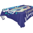 thumbnail image 1 of Coolnut Mardi Gras Tablecloth, Waterproof Washable Polyester Square Table Cover, Durable Tablecloth for Kitchen Dining Table Party Decor, 54"x54", 1 of 7