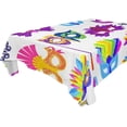 thumbnail image 1 of Coolnut Mardi Gras Tablecloth, Waterproof Washable Polyester Square Table Cover, Durable Tablecloth for Kitchen Dining Table Party Decor, 54"x54", 1 of 7