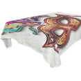 thumbnail image 1 of Coolnut Mardi Gras Tablecloth, Waterproof Washable Polyester Square Table Cover, Durable Tablecloth for Kitchen Dining Table Party Decor, 54"x54", 1 of 7