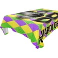 thumbnail image 1 of Coolnut Mardi Gras Tablecloth, Waterproof Washable Polyester Square Table Cover, Durable Tablecloth for Kitchen Dining Table Party Decor, 60"X 120", 1 of 7