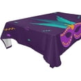 thumbnail image 1 of Coolnut Mardi Gras Tablecloth, Waterproof Washable Polyester Square Table Cover, Durable Tablecloth for Kitchen Dining Table Party Decor, 60"X 90", 1 of 7