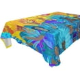 thumbnail image 1 of Coolnut Mardi Gras Tablecloth, Waterproof Washable Polyester Square Table Cover, Durable Tablecloth for Kitchen Dining Table Party Decor, 60"X 90", 1 of 7